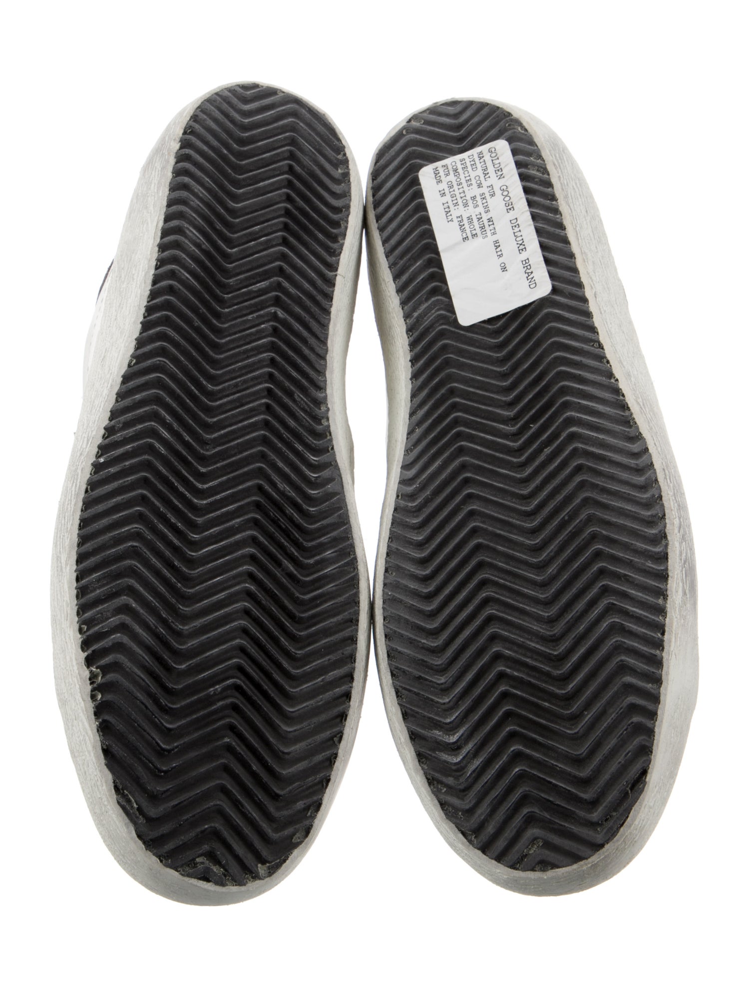 Golden Goose Leather Distressed Accents Sneakers